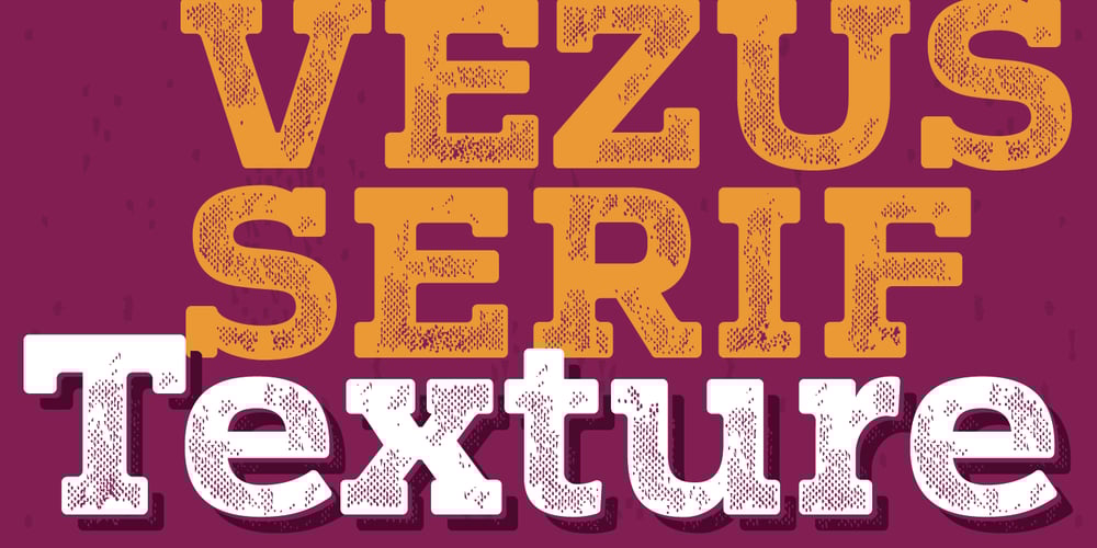 Vezus Serif Texture font