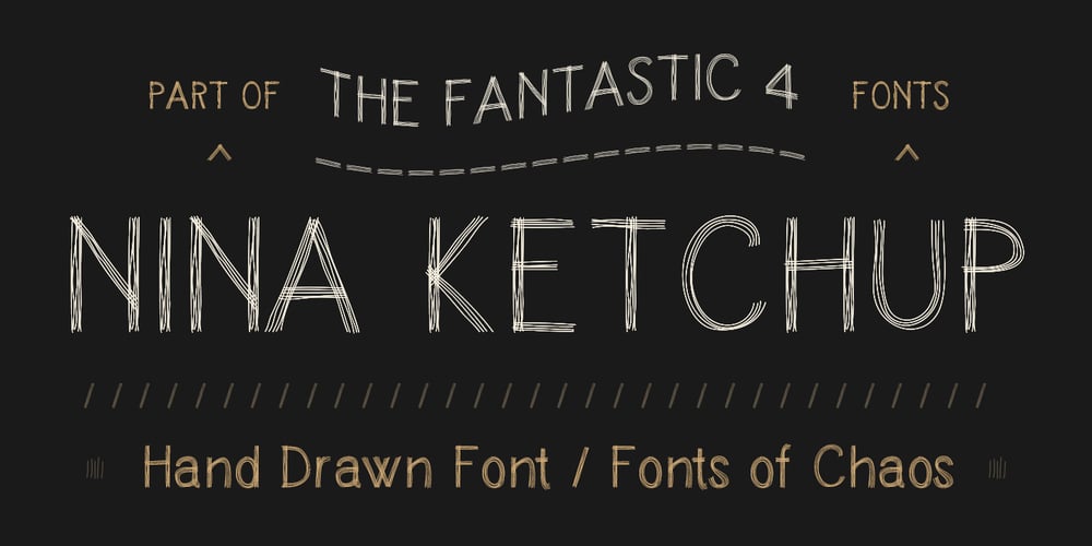 Nina Ketchup font