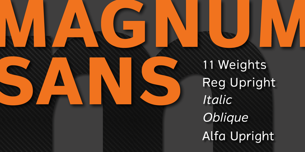 Magnum Sans font