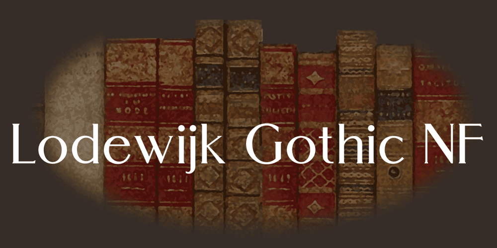 Lodewijk Gothic NF font