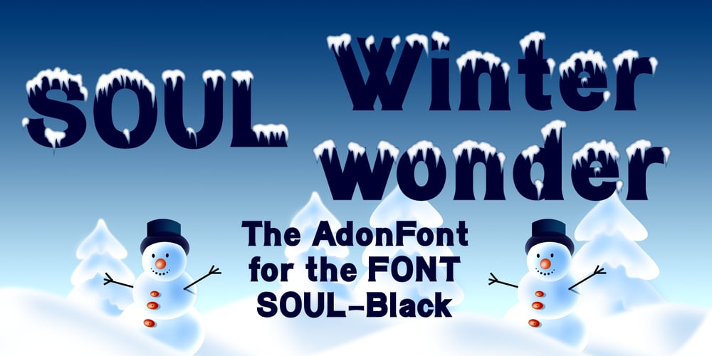 Soul Winterwonder font