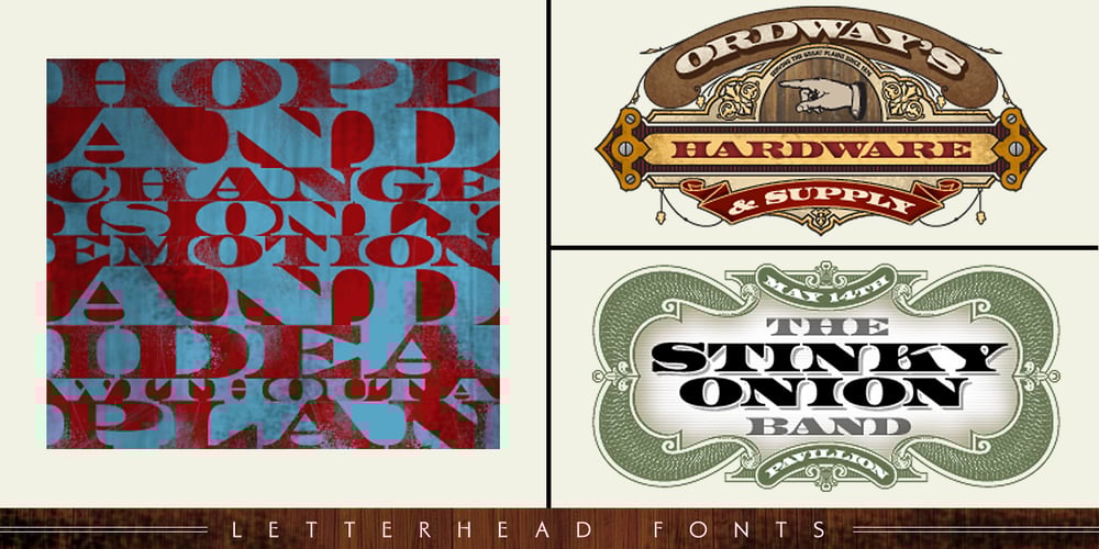 LHF Centennial Banker font