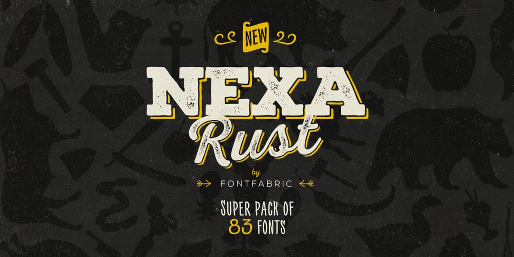 Nexa Rust font