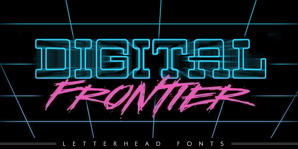 LHF Branding Iron font