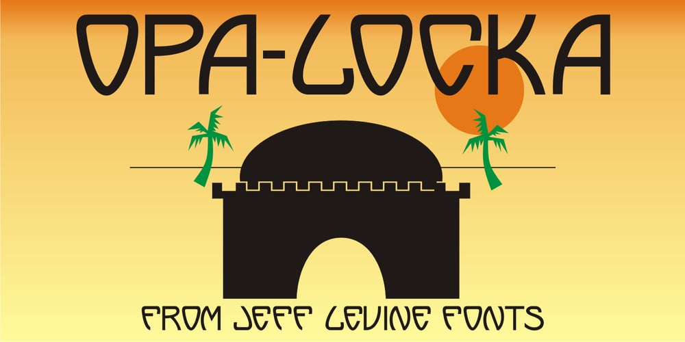Opa-locka JNL font