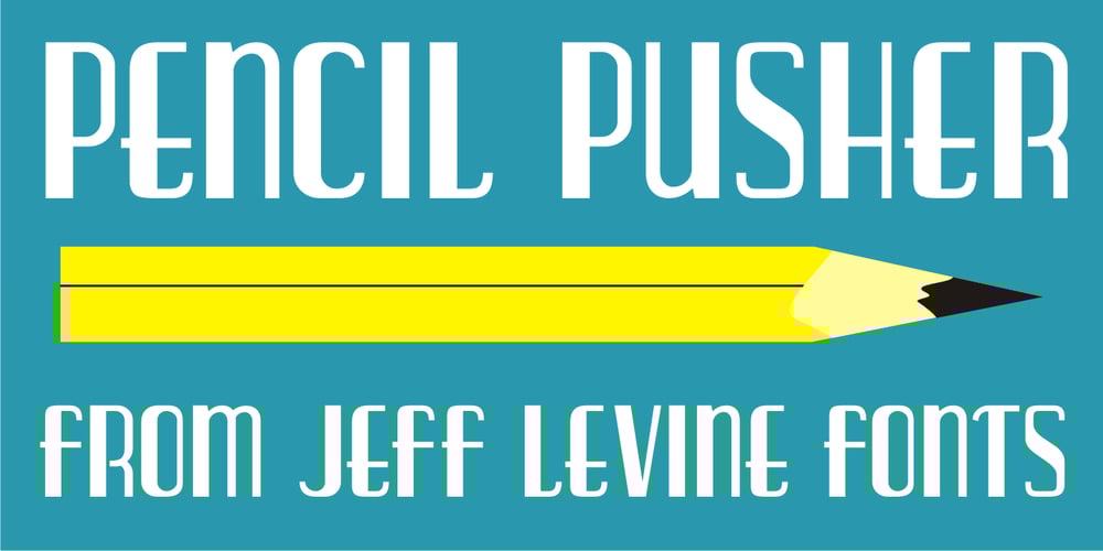 Pencil Pusher JNL font