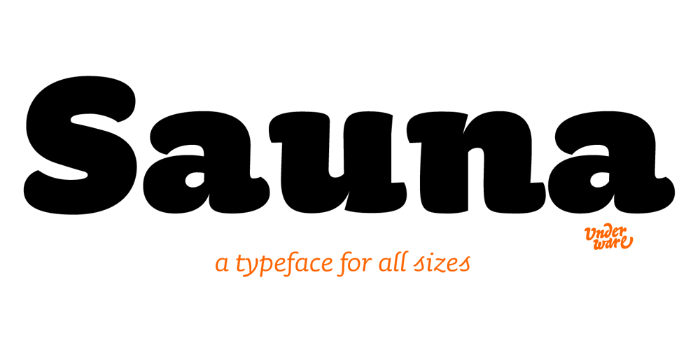 Sauna Pro font