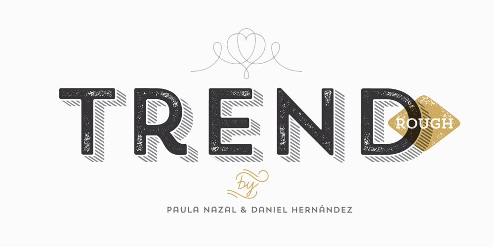 Trend Rough font