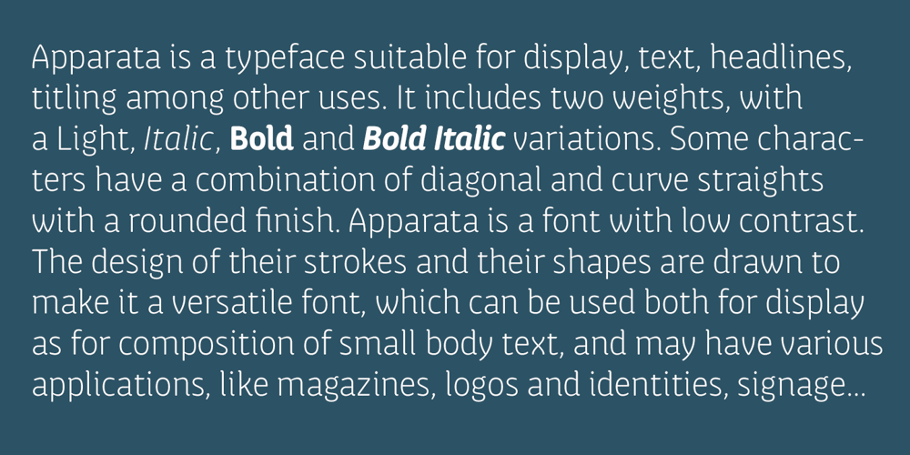Apparata font