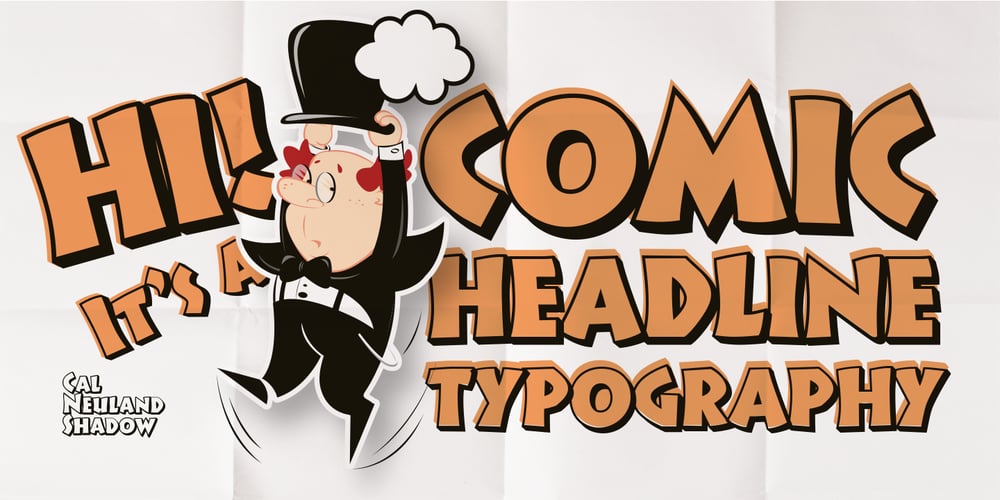 Cal Neuland Shadow font