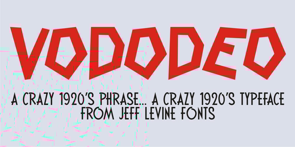 Vododeo JNL font