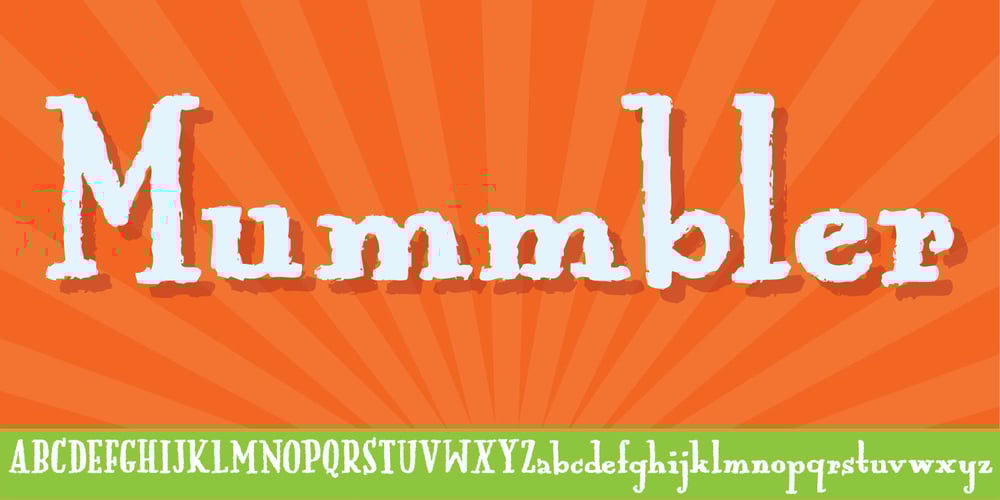 Mummbler font