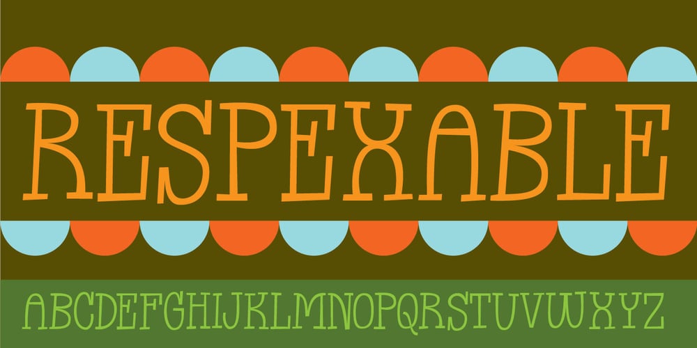 Respexable font