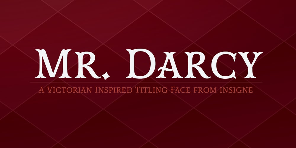 Mr Darcy font