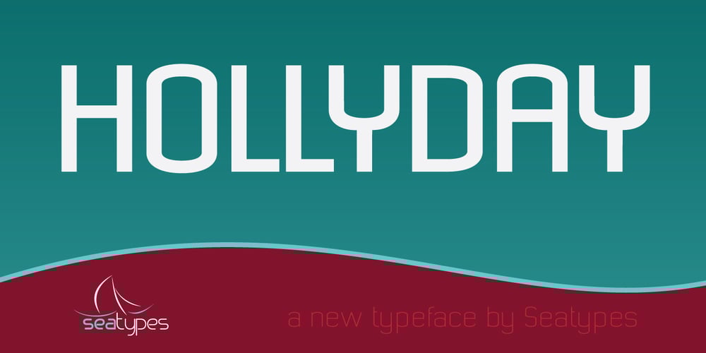 Hollyday font