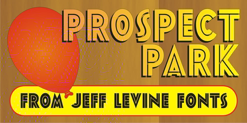 Prospect Park JNL font
