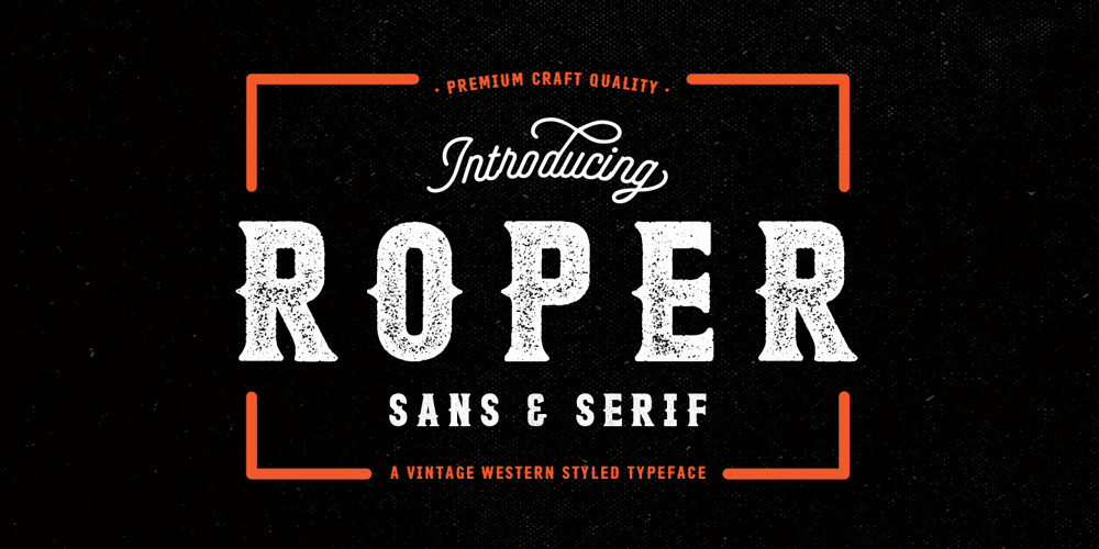 Roper font