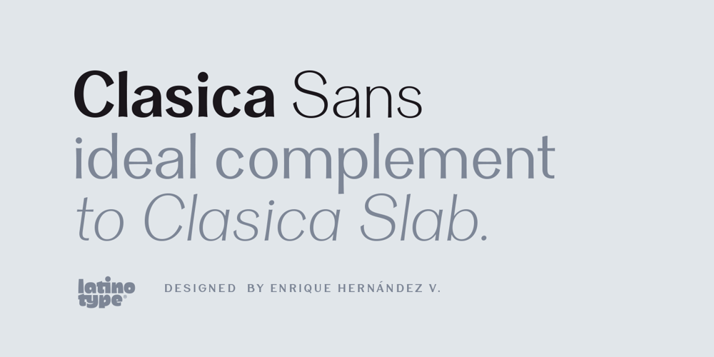 Clasica Sans font