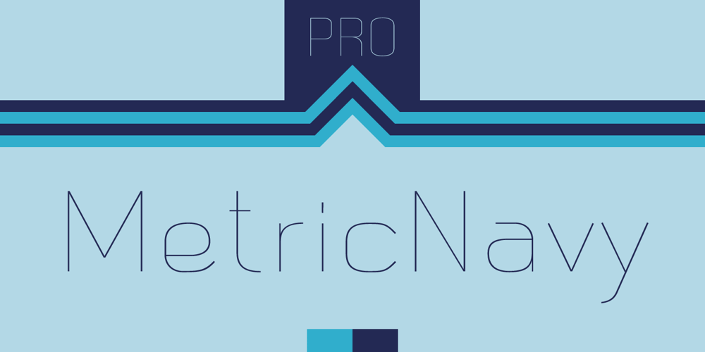 Metric Navy PRO font