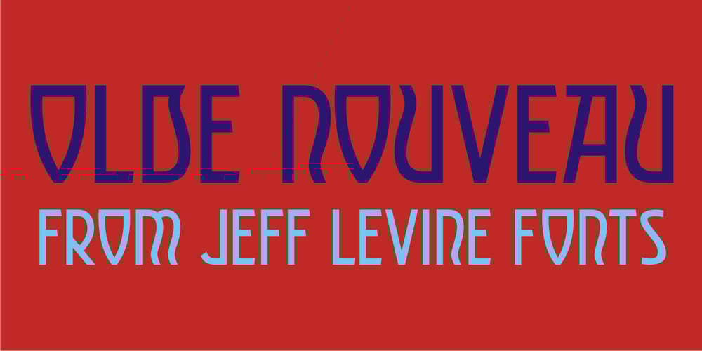 Olde Nouveau JNL font