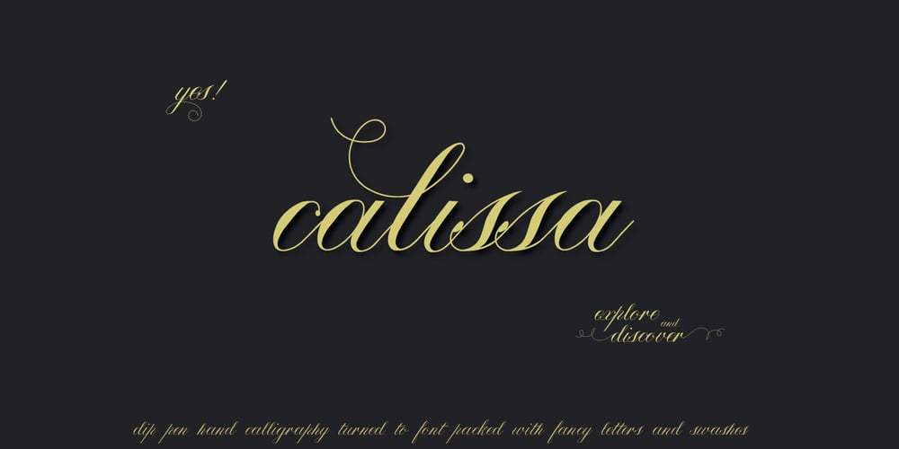 Calissa Pro font