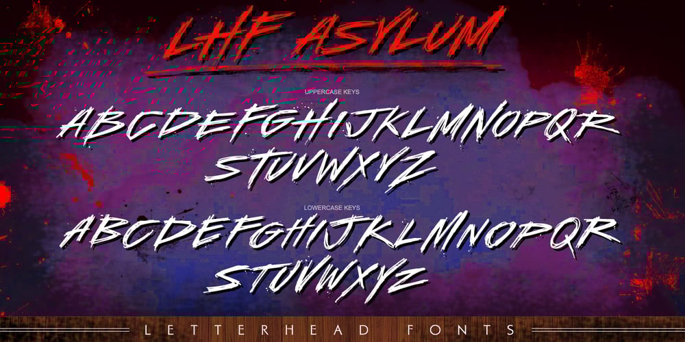 LHF Asylum font