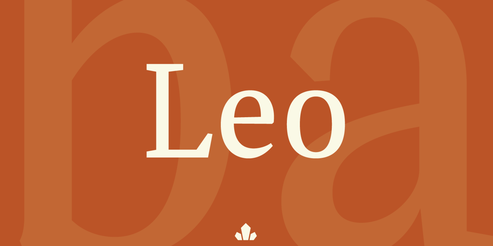 Leo font