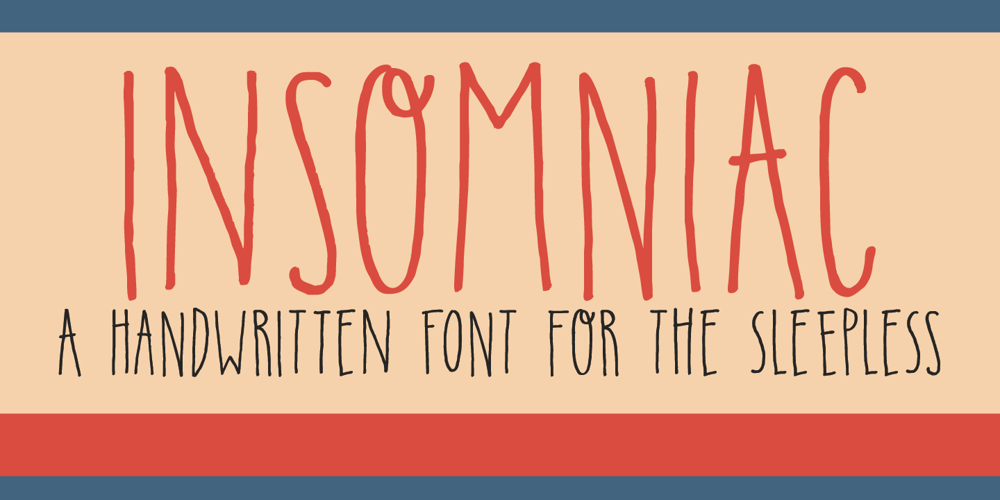 Insomniac font