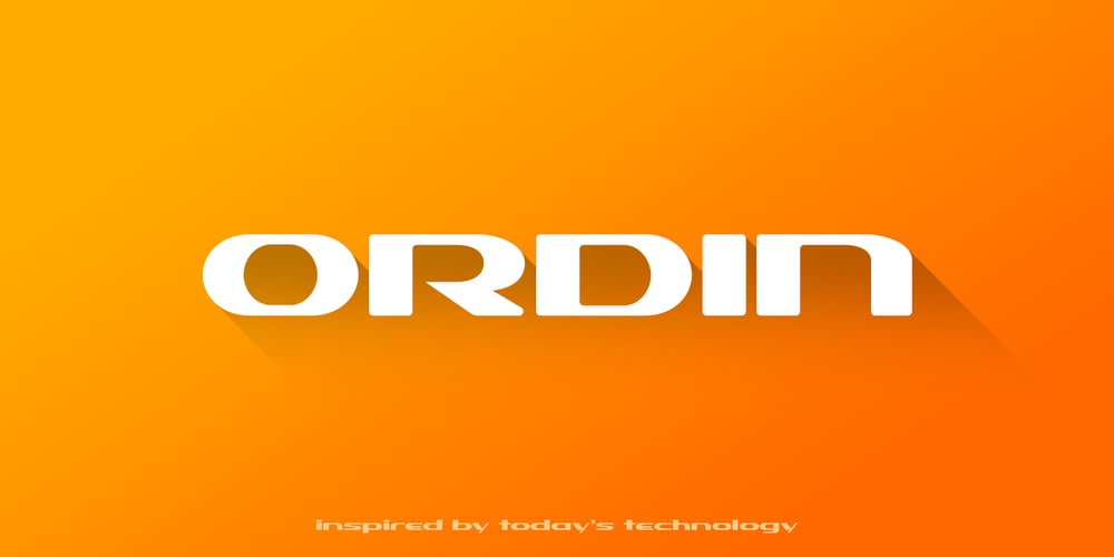 Ordin font