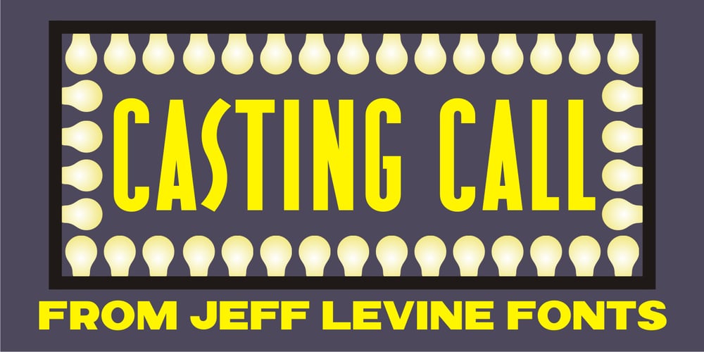 Casting Call JNL font