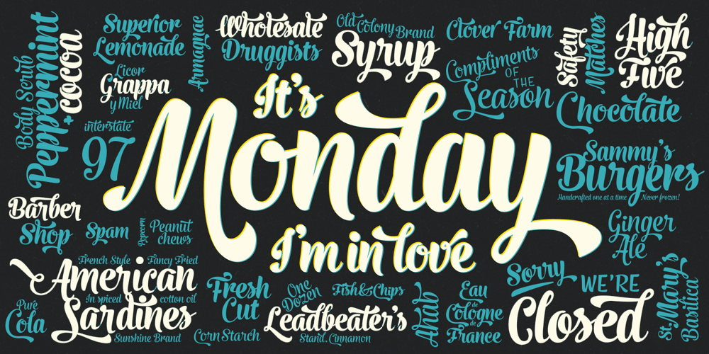 Monday font