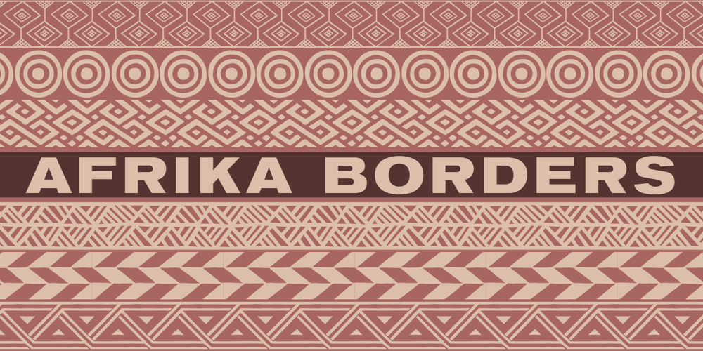 Afrika Borders font