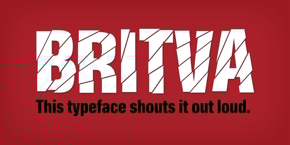 Britva font