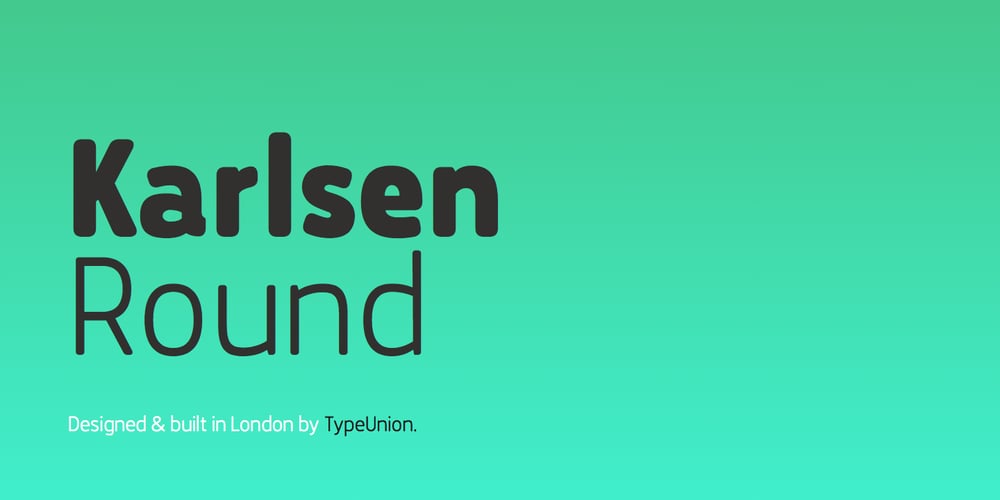 Karlsen Round font