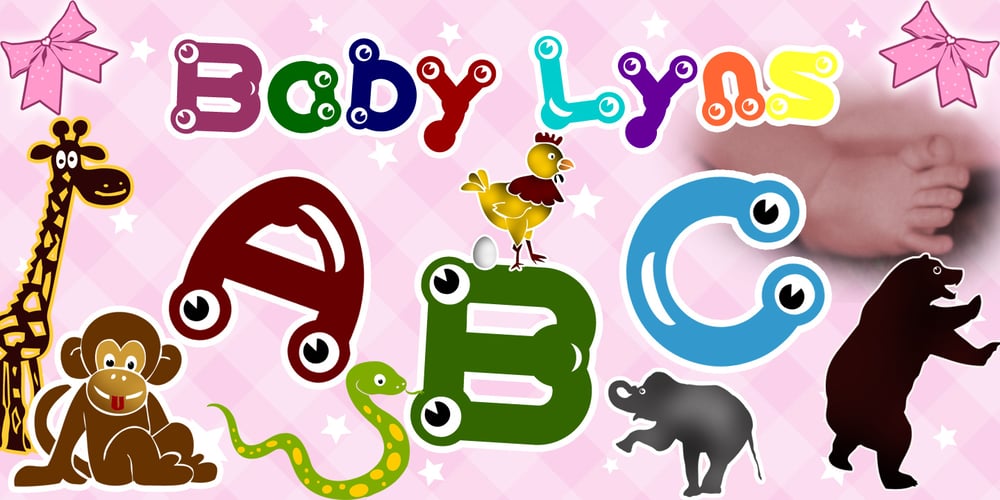 Baby Lyns ABC font