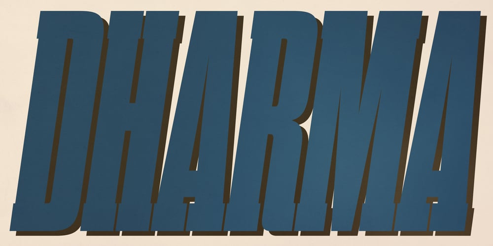 Dharma Slab font
