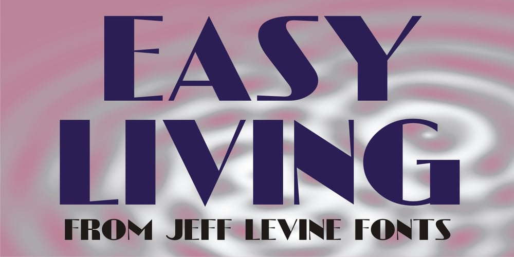 Easy Living JNL font