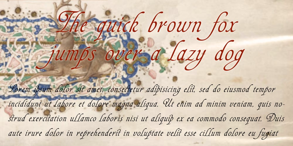 Agedage Cancelleresca font