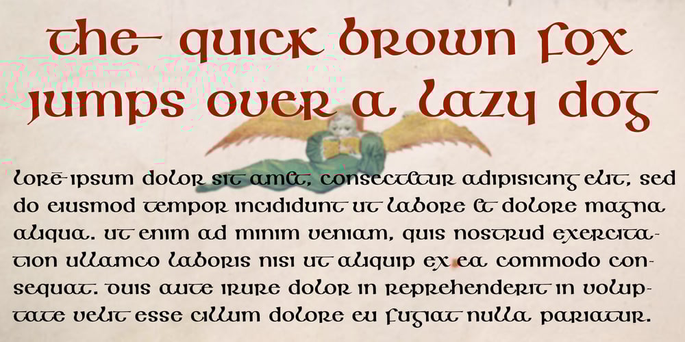 Agedage Insular HU font