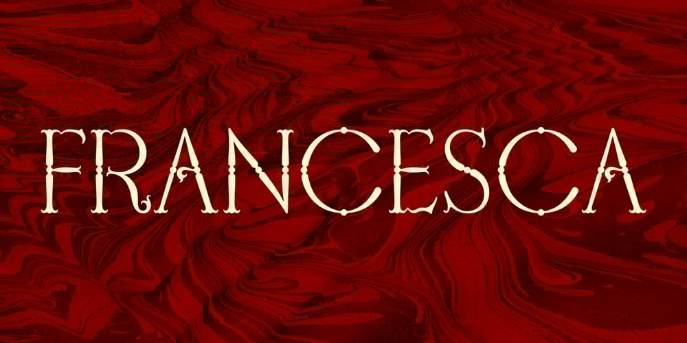 Francesca font