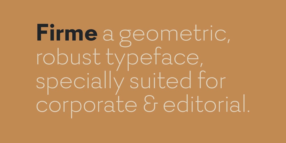 Firme font