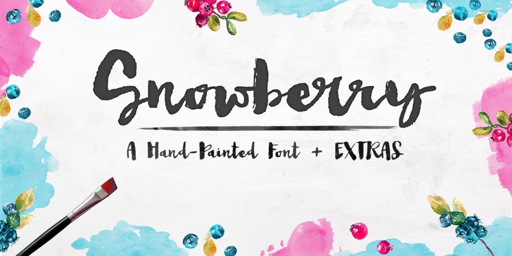Snowberry font