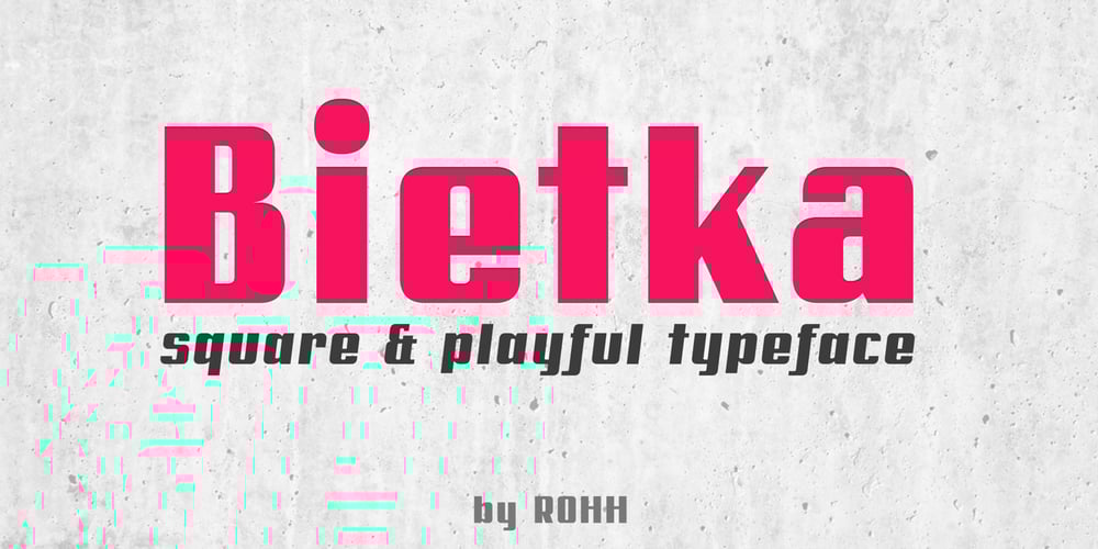 Bietka font