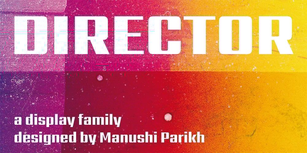 Director font