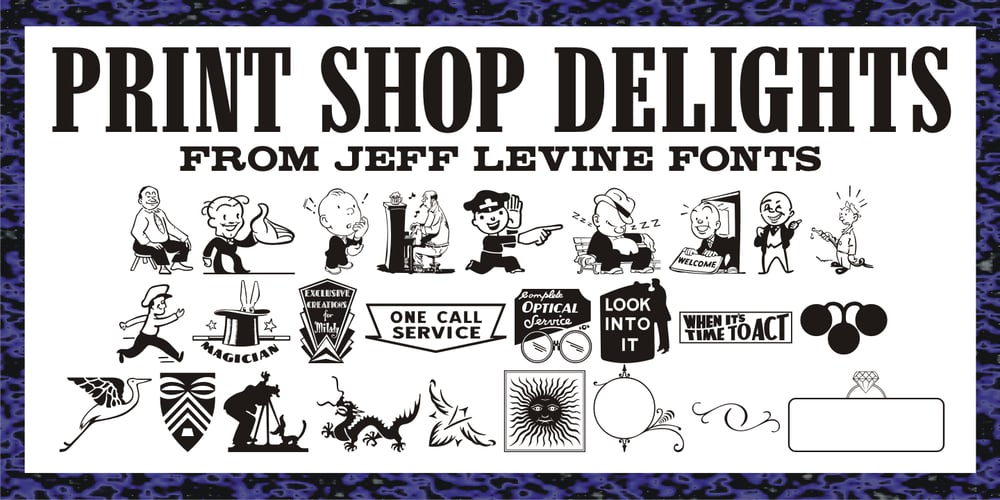 Print Shop Delights JNL font