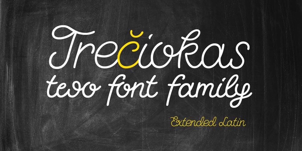 Trečiokas font