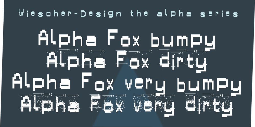 Alpha Fox font