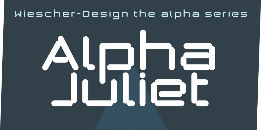 Alpha Juliet font