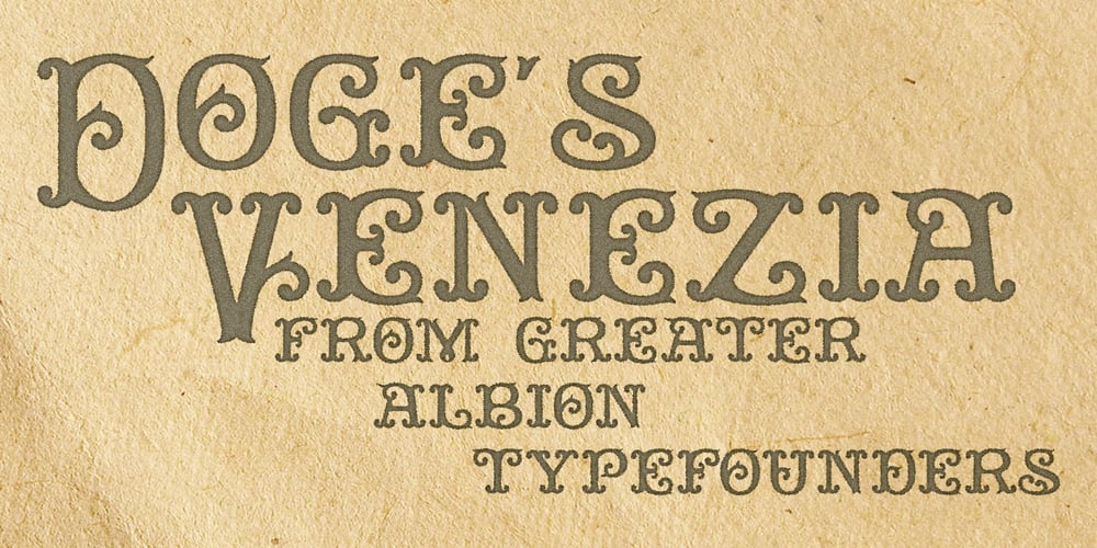 Doge’s Venezia font