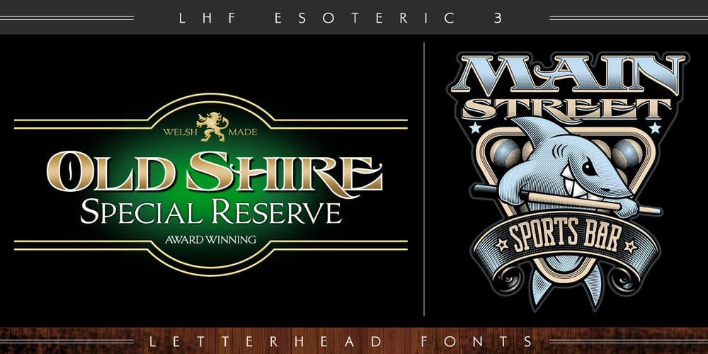 LHF Esoteric 3 font